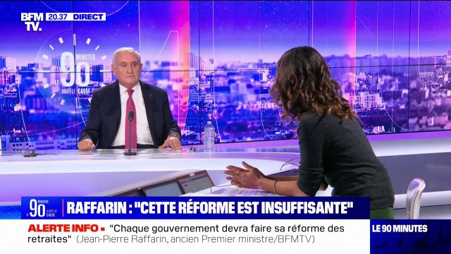 Jean-Pierre Raffarin sur la réforme des retraites: Je pense que le gouvernement ne peut pas renoncer
