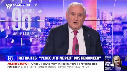 Jean-Pierre Raffarin à propos d'Élisabeth Borne: "Je trouve qu'elle a le meilleur des pilotages"