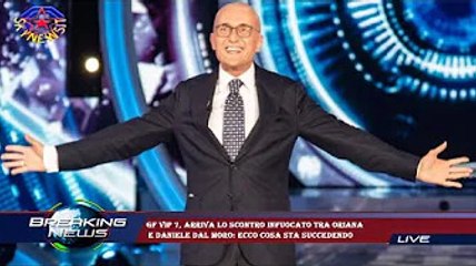 Gf Vip 7, arriva lo scontro infuocato tra Oriana  e Daniele Dal Moro: ecco cosa sta succedendo