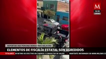 En Guadalajara, elementos de la fiscalía fueron agredidos durante un operativo