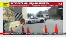 Accidente vial deja un muerto y 11 lesionados en autopista Chamapa-Lechería