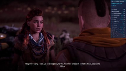 Horizon Zero Dawn Intel Arc A750 Gameplay