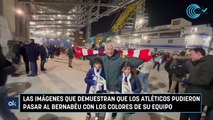 Las imágenes que demuestran que los atléticos pudieron pasar al Bernabéu con los colores de su equipo