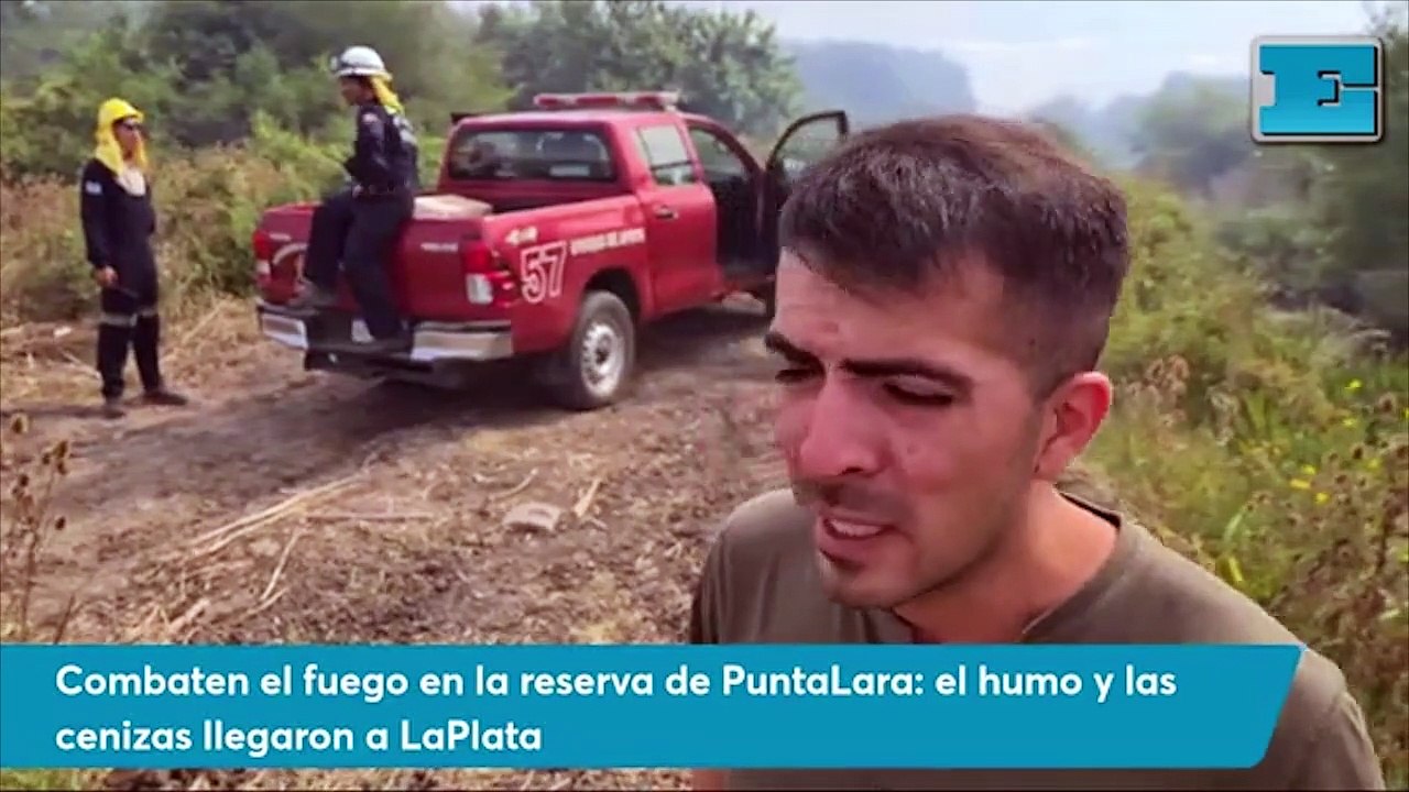 Incendio en la reserva de Punta Lara: el humo y las cenizas llegaron a La Plata