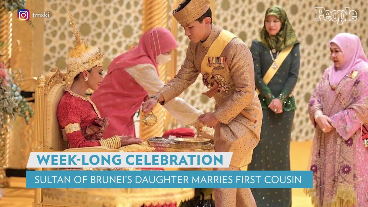 Sultan of Brunei's Daughter Princess Azemah Marries Her First Cousin in Week-Long Wedding
