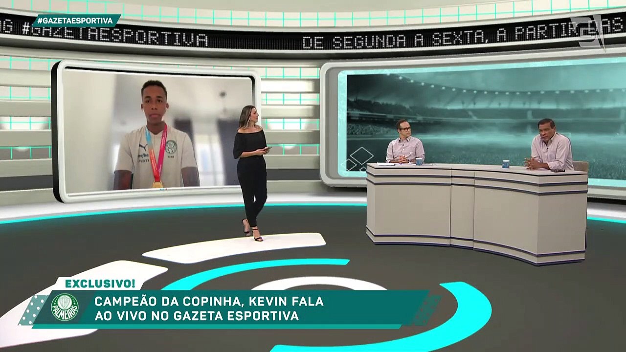 Destaque do Palmeiras, atacante Kevin fala sobre título da Copa São Paulo