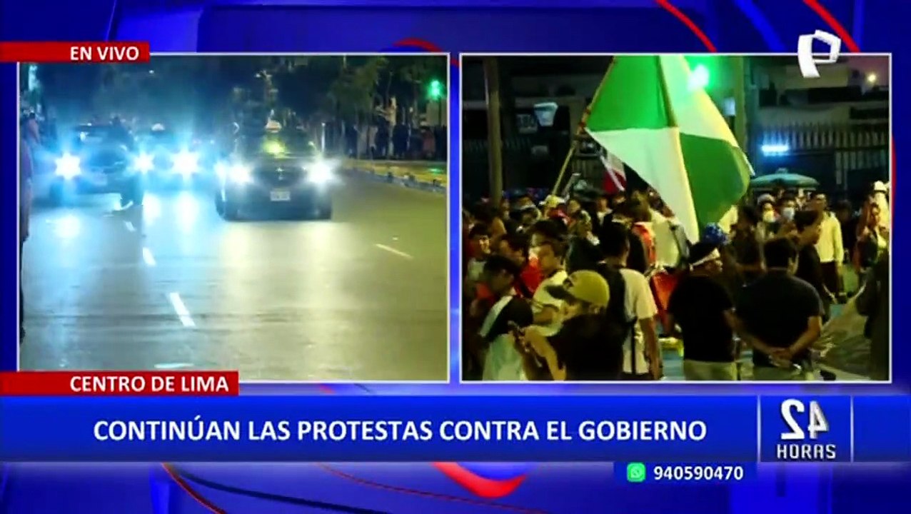 Protestas en Lima: así se desarrollaron las manifestaciones en contra del gobierno
