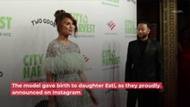 Chrissy Teigen and John Legend Share First Photos Of Baby Esti!