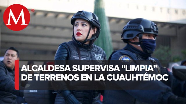 Sandra Cuevas realiza operativo para recuperar espacios en alcaldía Cuauhtémoc