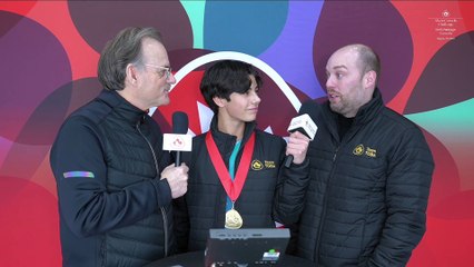 Novice Men Champion Interview - Skate Canada Challenge 2023 - Regina