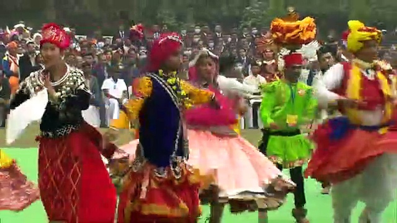 PM_Modi_witnesses_performances_by_participants_of_Republic_Day_2023(360p)