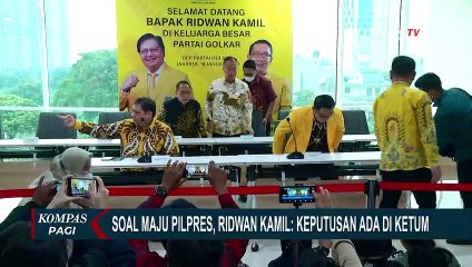 Soal Maju Pilpres, Ridwan Kamil: Keputusan Ada di Ketum