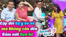 Cặp Đôi Tự Ý Bỏ Về Ngay Khi Chưa Bấm Nút Hẹn Hò Khiến Quyền Linh Cát Tường Hốt HoảngBạn Muốn Hẹn Hò