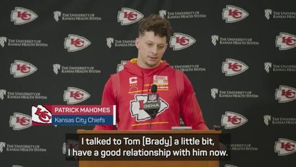 Mahomes taking advice from 'GOAT' Brady ahead of Bengals clash