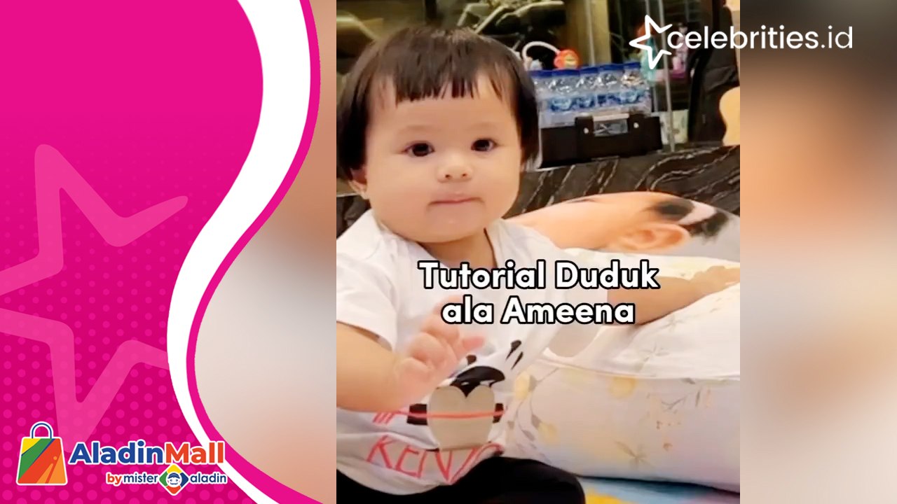 Tutorial Duduk ala Ameena, Bikin Netizen Gemas
