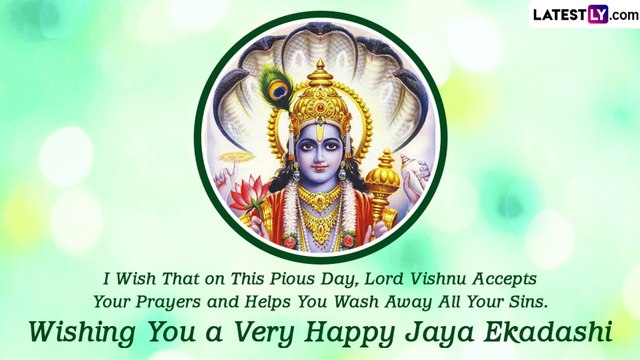 Jaya Ekadashi 2023 Wishes and Greetings for the Festival Dedicated to Worshipping Lord Vishnu