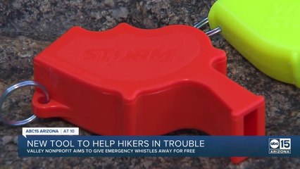 Arizona non-profit starts new whistle initiative in honor of two hikers