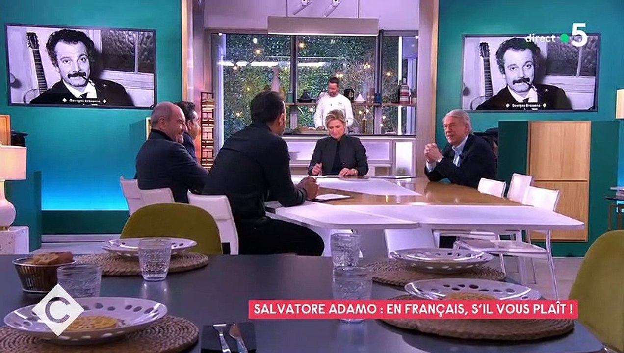 Salvatore Adamo dans "C à Vous".