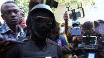Policías protestan en Haití tras el asesinato de seis agentes