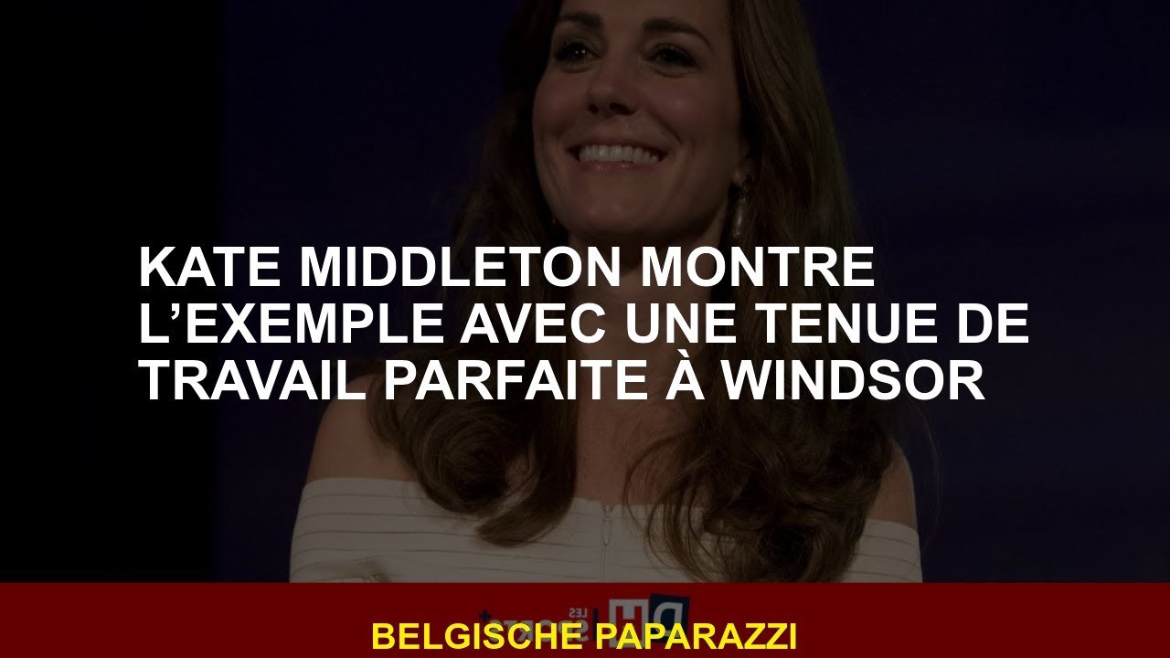 Kate Middleton montre l'exemple avec une robe de travail parfaite à Windsor