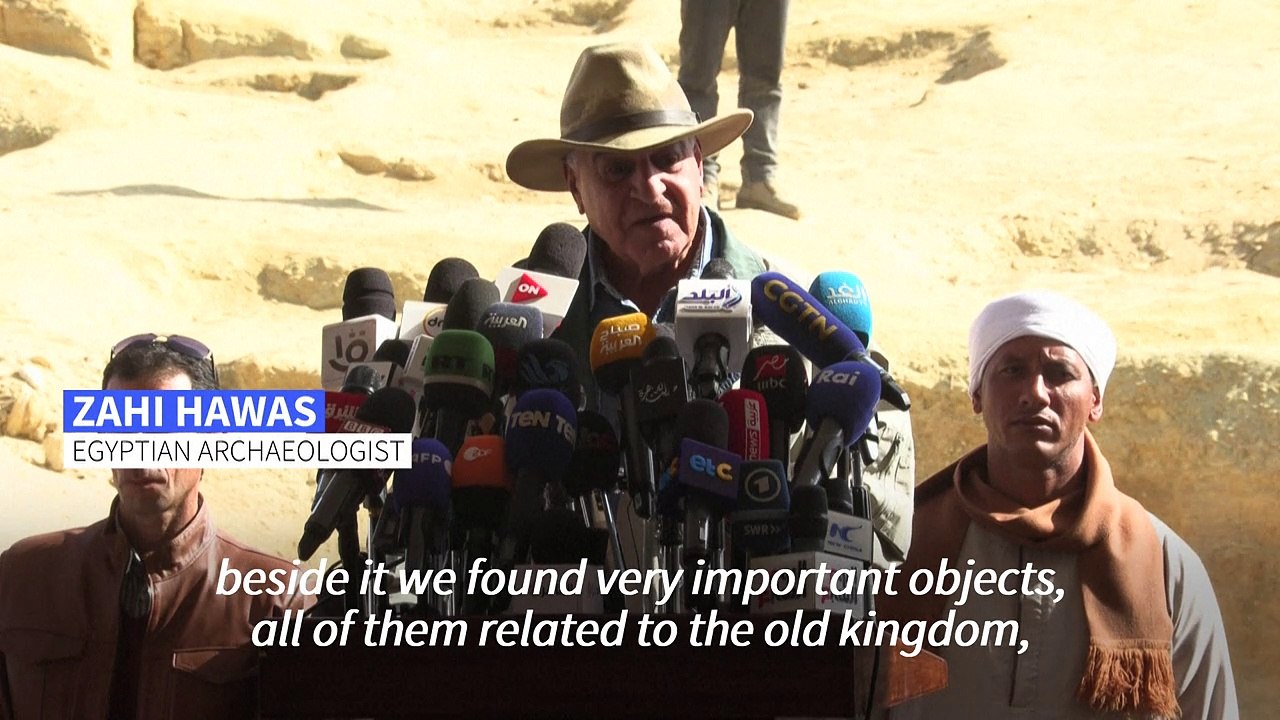 Egypt unveils ancient 'secret keeper' tomb, golden mummy
