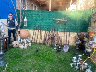 İSTANBUL-SİLİVRİ'DE TARİHİ ESER OPERASYONU