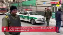 Tahran'da Azerbaycan Büyükelçiliği'ne silahlı saldırı