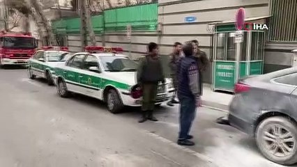 İran'daki Azerbaycan Büyükelçiliği'ne saldırı