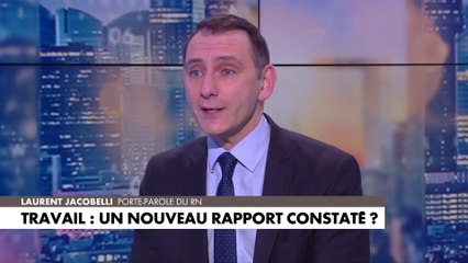 Laurent Jacobelli : «Certains réclament le droit à la paresse, nous réclamons le droit au travail»