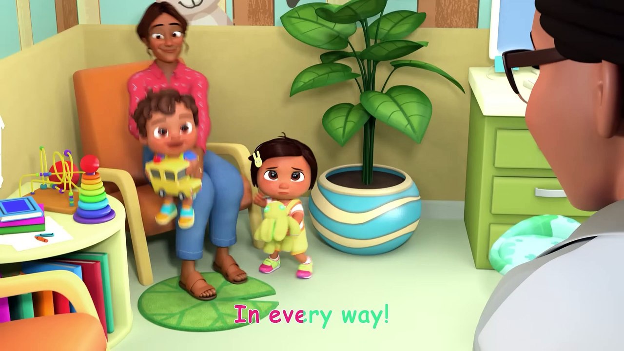 Doctor Check up Song (Nina's Version) - CoComelon Nursery Rhymes & Kids Songs