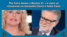 The Voice Senior e Binario 21, c'è stato un retroscena tra Antonella Clerici e Fabio Fazio