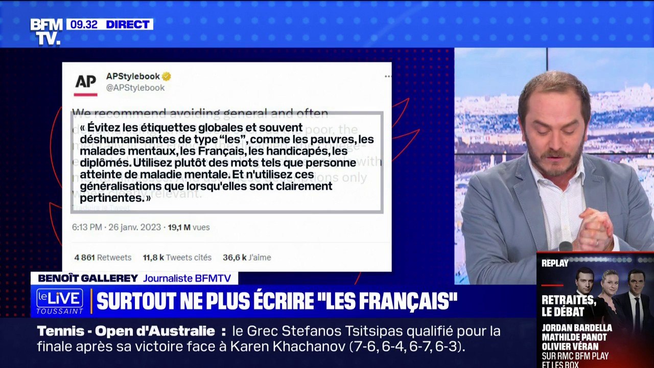 L'agence américaine AP déconseille d'écrire "les Français", une "étiquette déshumanisante"