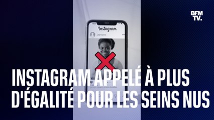 Instagram appelé à plus d'égalité pour les seins nus