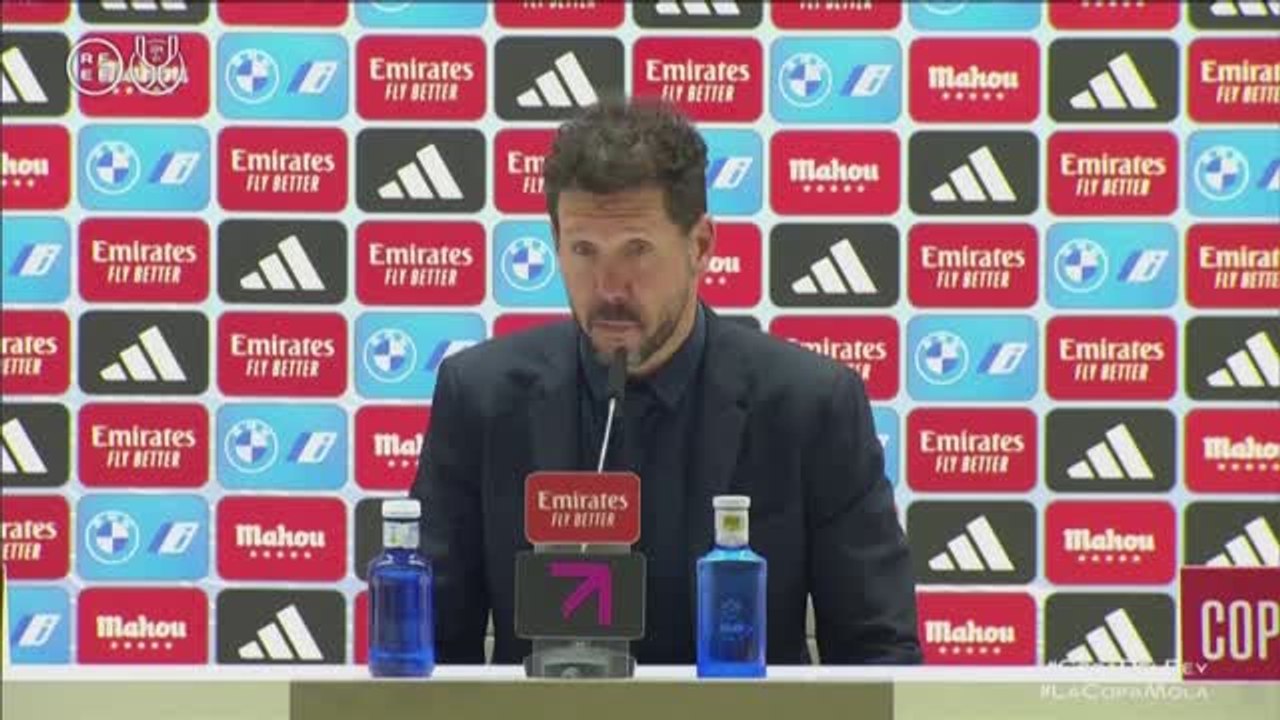 Coupe du Roi - Simeone : "Je donnerai tout au club jusqu'au jour où je partirai"