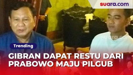 Gibran Dapat Restu dari Prabowo Maju Pilgub, Bakal Jadi Penerus Anies atau Ganjar?
