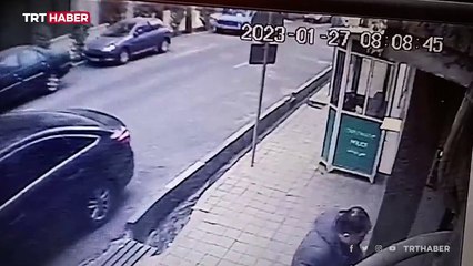 Azerbaycan Büyükelçiliği'ne saldıranların geliş anı görüntülendi