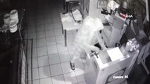 'Pes' dedirten hırsızlık kamerada: Yedi, içti, çaldı, yetmedi tuvaletini yaptı