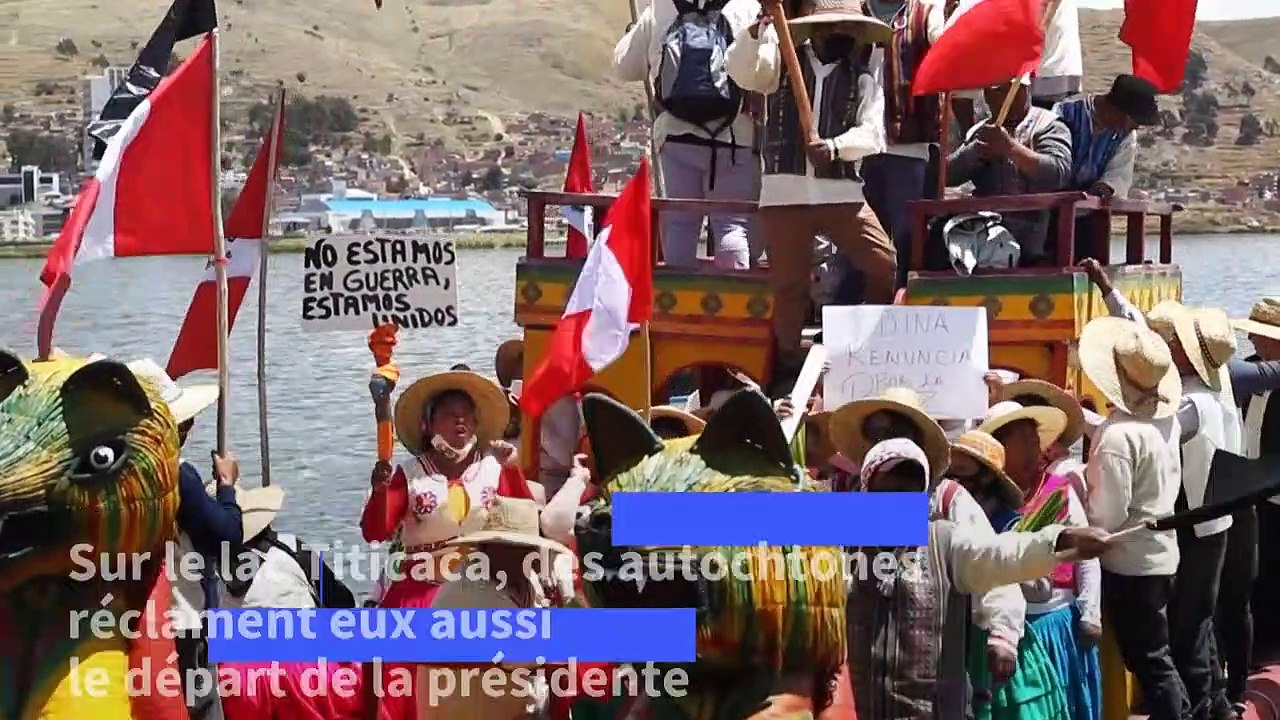 Au Pérou, la contestation gagne le lac Titicaca