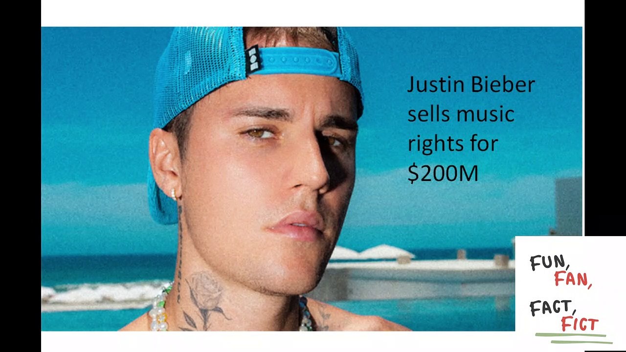 Hollywood News - Justin Bieber sells music rights for 200M | Fun, Fan, Fact, Fict