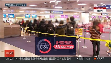 "해외 위험요인 여전"…中 비자 제한 2월 말까지 연장