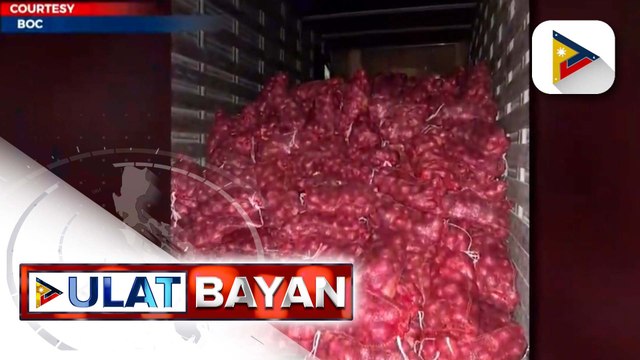 Higit P9-M halaga ng smuggled na sibuyas, nasabat ng BOC sa Zamboanga City