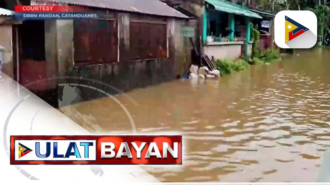 Ilang lugar sa Catanduanes, binaha dahil sa walang tigil na ulan