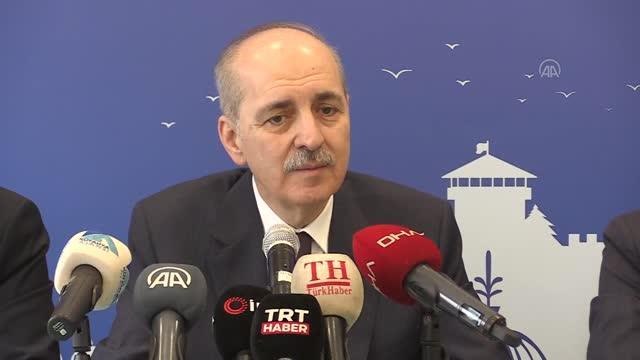 AK Parti Genel Başkanvekili Kurtulmuş, Kütahya'da gazetecilerin sorularını cevapladı