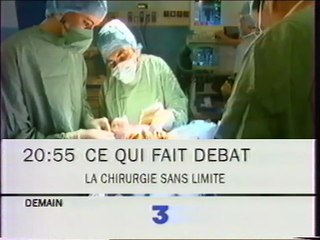France 3 - 13 Février 2001 - Coming-next, teasers, pubs, générique "Libre Court"