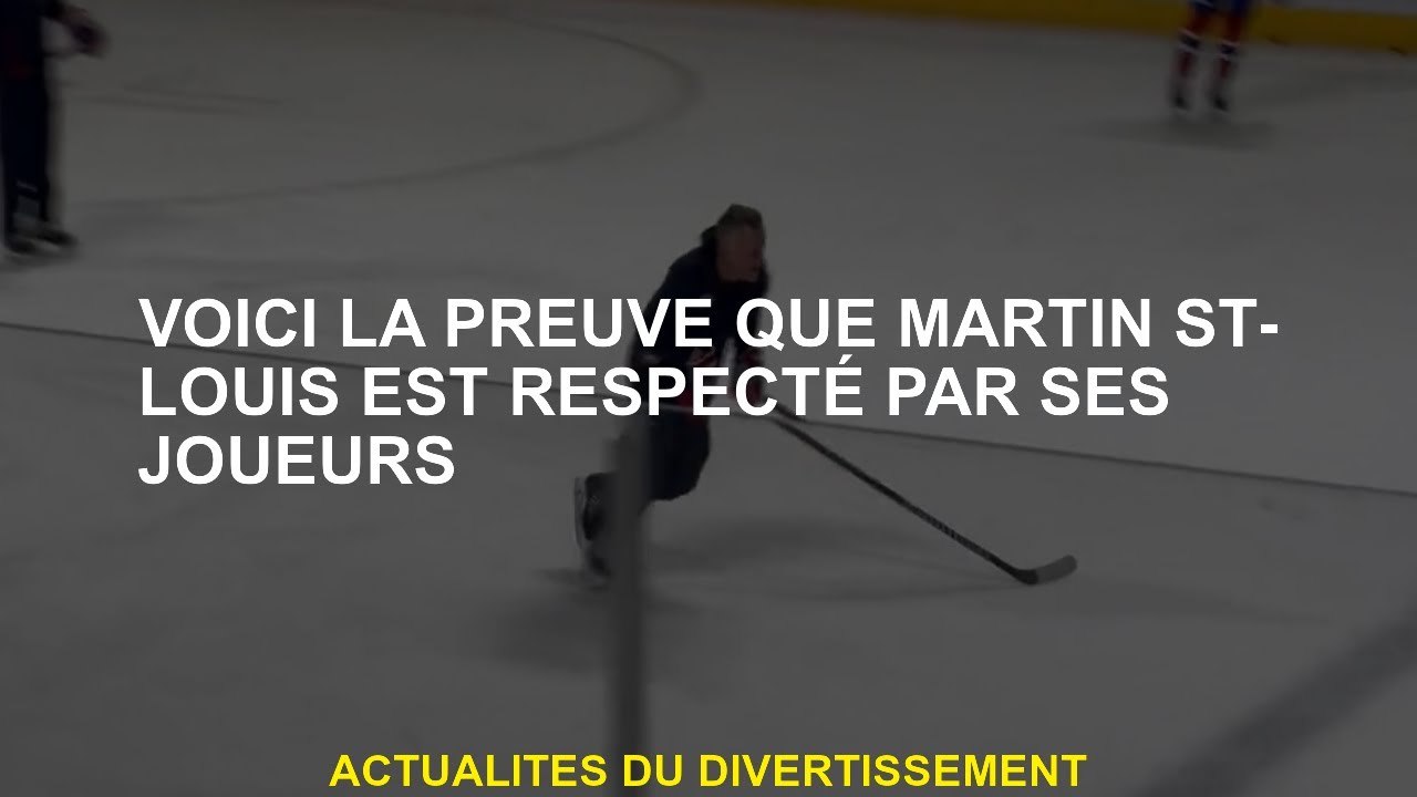 Voici la preuve que Martin St-Louis est respecté par ses joueurs