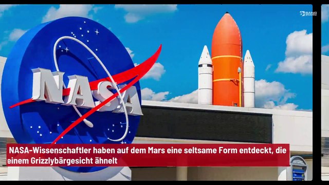 Wissenschaftler entdecken Grizzly-Gesicht auf dem Mars