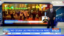 El saldo de las protestas en Perú.