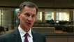 Hunt: Tax cuts unlikely as UK struggles to lower inflation