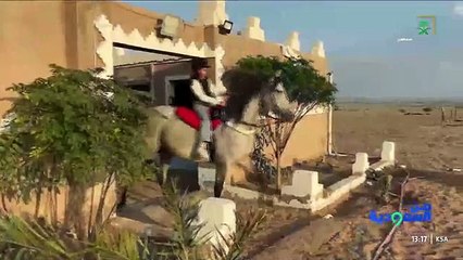 جودي العوفي.. طفلة سعودية عشقت الفروسية فأصبحت أصغر فارسة خيل