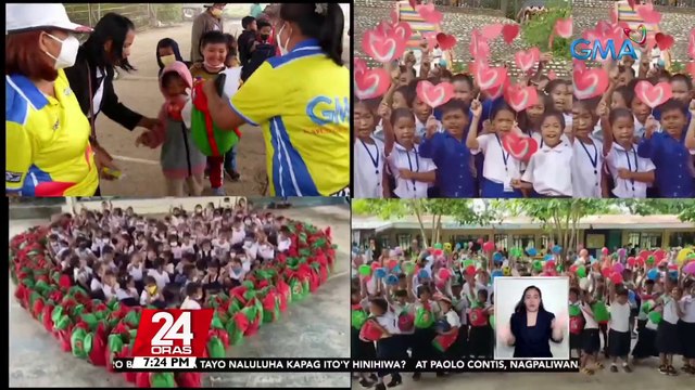 Higit 42,000 mag-aaral mula Luzon at Visayas, nakatanggap ng regalo mula sa GMA Kapuso Foundation | 24 Oras